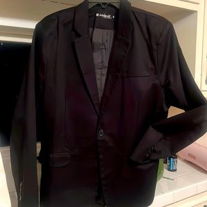 Black dress coat for men by Alegra K size 40